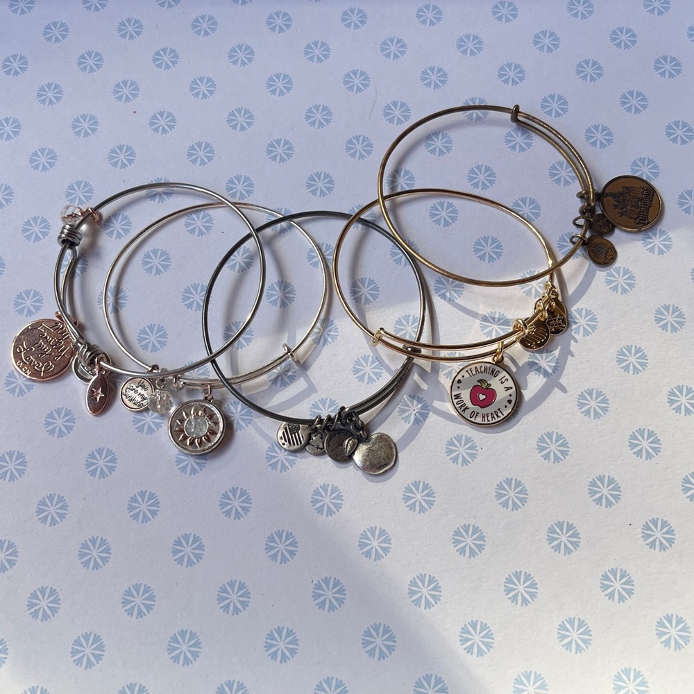 Elegant Mixed Metal Charm Bracelets